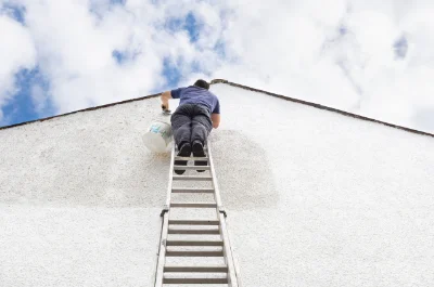 Peinture extérieure au Faget — façades et ravalement